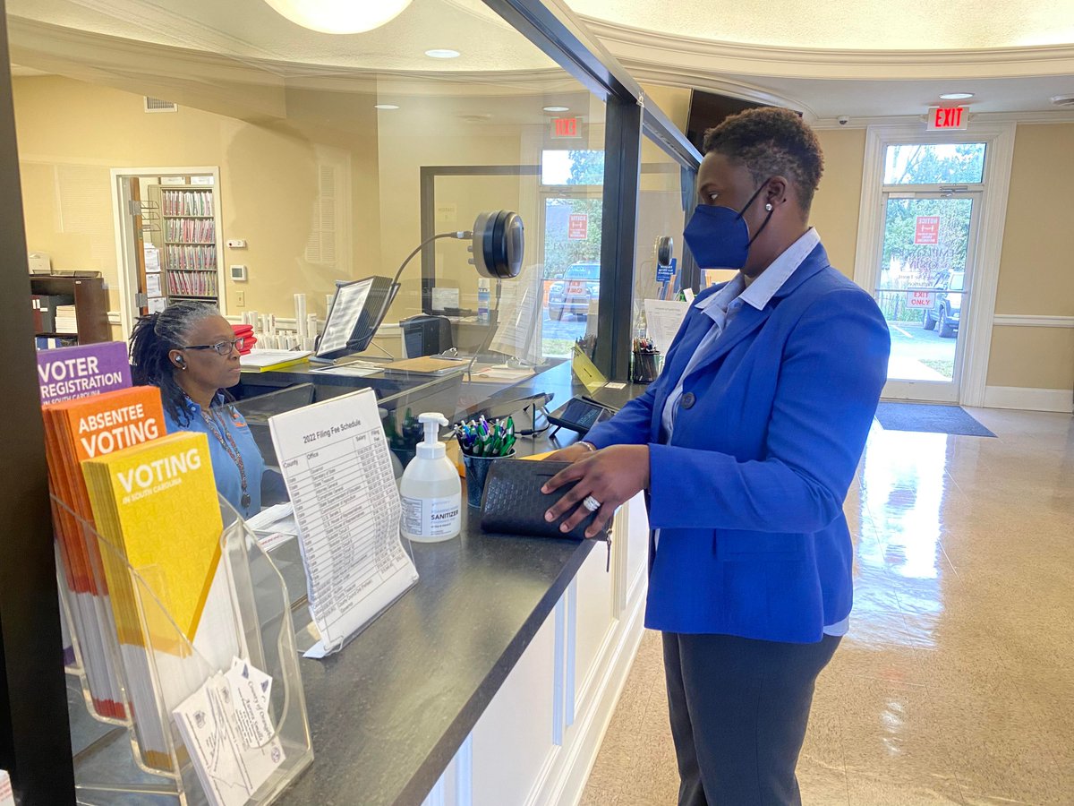Today was a good day, as I embarked on a new journey in my life. I officially filed to be your next #Councilwoman for #Orangeburg County Council District 7. Will you join me in this journey? Donate today secure.actblue.com/donate/latisha…