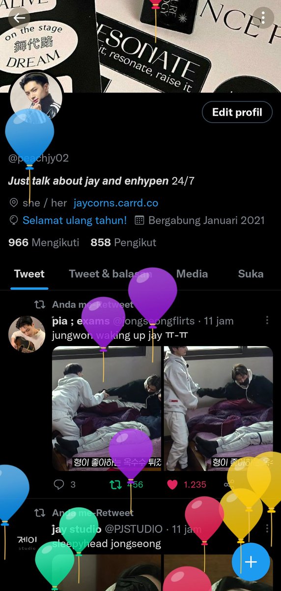 peachjy02's tweet photo. halo warga twitter aku ulang tahun https://t.co/f63qMVKA2I