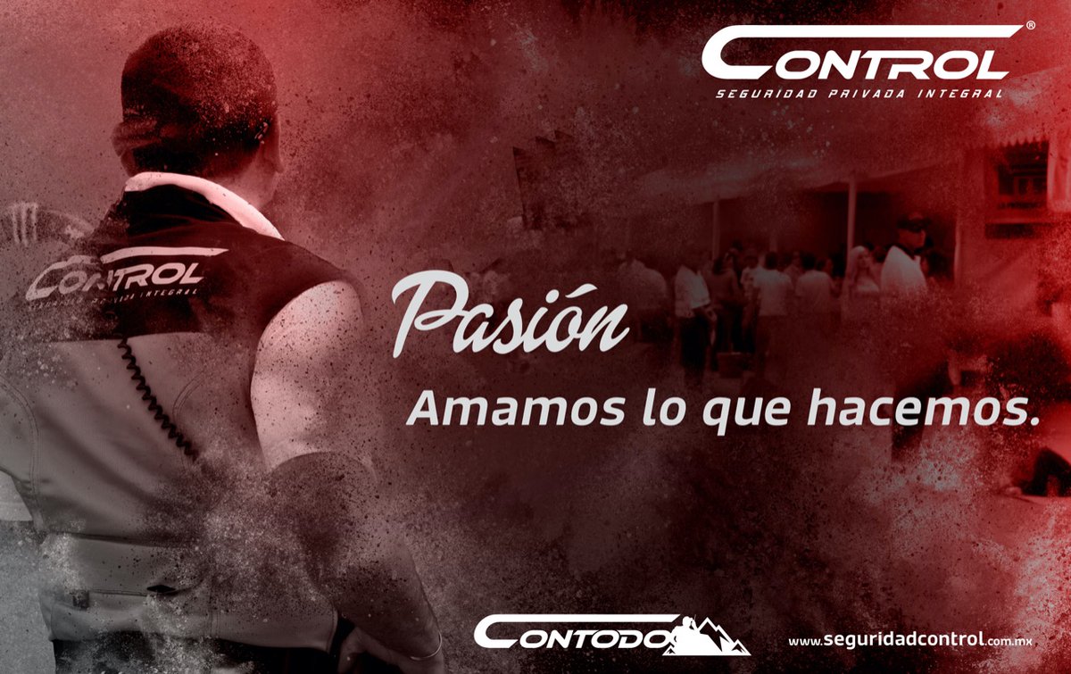 segcontrol's tweet photo. La pasión es uno de los valores que más distingue a Control en nuestro día a día, porque nos motiva a innovar, a mantener la disciplina y ser leales. Porque todo lo que hacemos, lo hacemos con pasión.
#YoSoyControl #FamiliaControl #ValoresControl https://t.co/Ir5ajQSplY