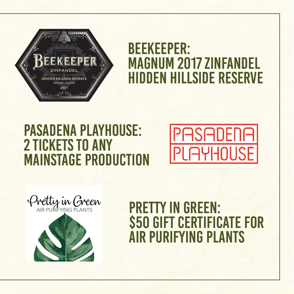 Win tasting tickets to Akash Winery &amp; Vineyards or tickets for 2 to Pasadena Playhouse! There are so many items you can bid on at Plate by Plate 2022! 

LIMITED tickets left! ow.ly/3a4250HWafp

#PbPLA #PbP #PlateByPlate #AnnualTastingBenefit