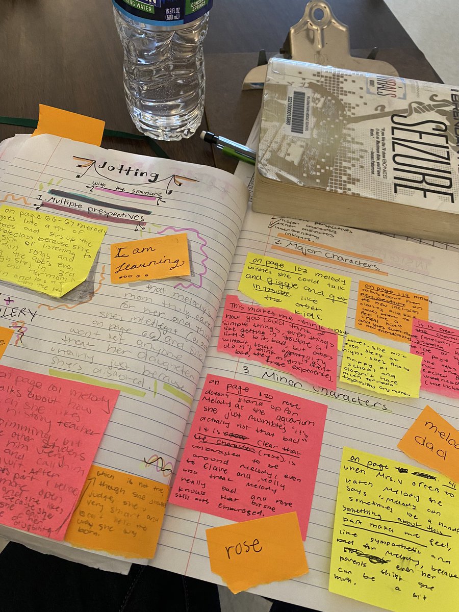 7RubyPPMS's tweet photo. Busy week of metacognition!! I’m a ☘️ ELA teacher!! #postit #nbchk #persp #limericks @PPMS_SDE https://t.co/p46EhWiFK8
