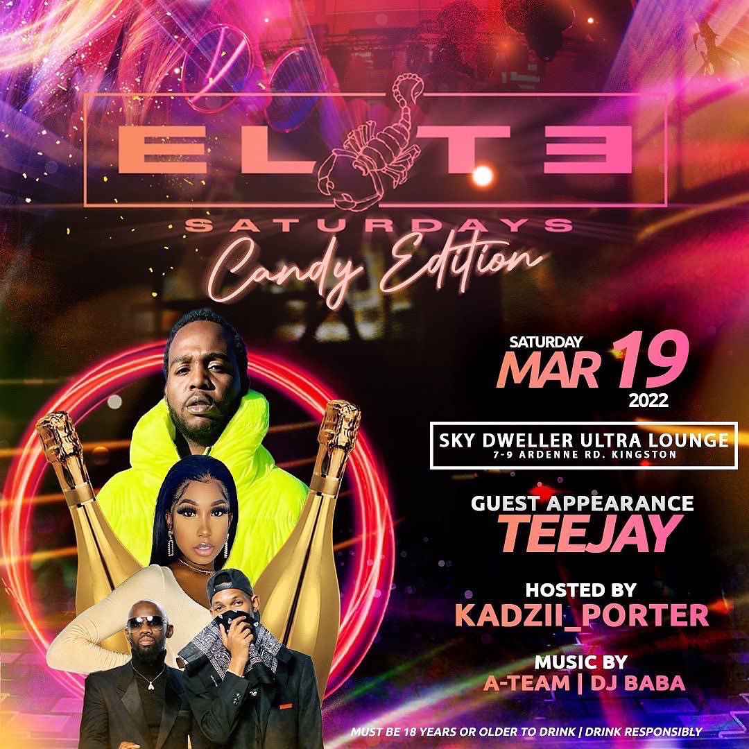 Kyleee_butler's tweet photo. ELITE SATURDAYS - Candy Edition 🍭💥
Party Till Morning 🔥🔥
This Saturday @skydwellerja 
Guest Appearance: @uptopboss_official 
Hosted By : @kadzii_porter 
#EliteJa #ClubSeries [@eliteja_] https://t.co/fDmpRtMuFy