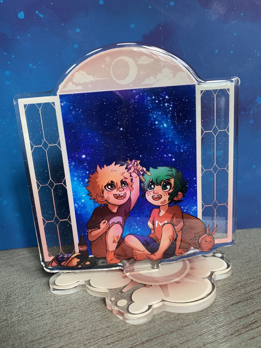 hamlinfly's tweet photo. aaand another @AstraeusZine piece, the standee this time! :D i'd never done a standee before, so this was hella fun to work on (plus it was so nice to do the bkdk babies again, i missed them aaa) https://t.co/ugbvQgstpr