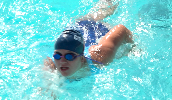 Granite Hills swimmer overcomes the odds to make a splash in the pool on #10news at 5pm