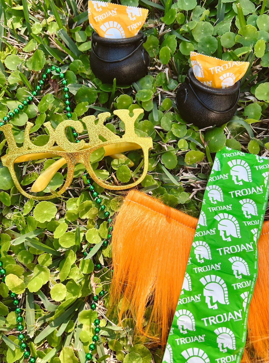 Still looking for something green to wear? Trojan’s got you covered. 🍀🌈👨‍🦰