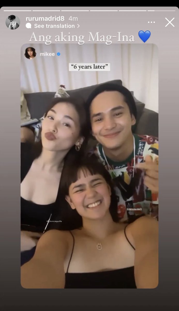 YbrAmihan2016's tweet photo. 2018 // 2022 โข Dun tayo sa itay natin na consistent! hahaha ๐ฅฐ aylabyu ka talaga itay @Rurumadrid8! ๐๐๐
@kylienicolep @mikeequintos
#MiKyRu #KYRU https://t.co/AWxgfmzyqh