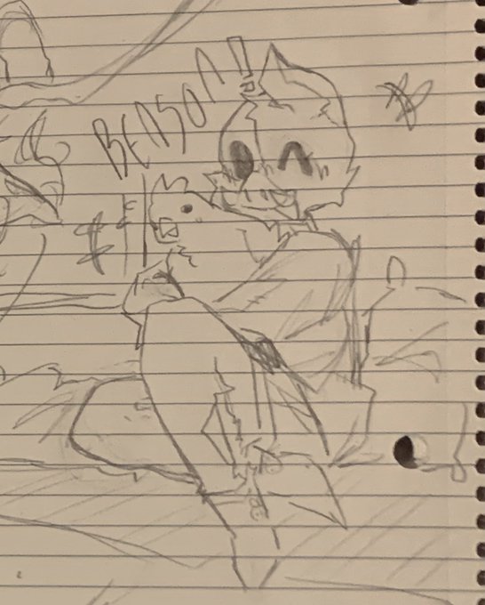 Some doodles I did at school today 