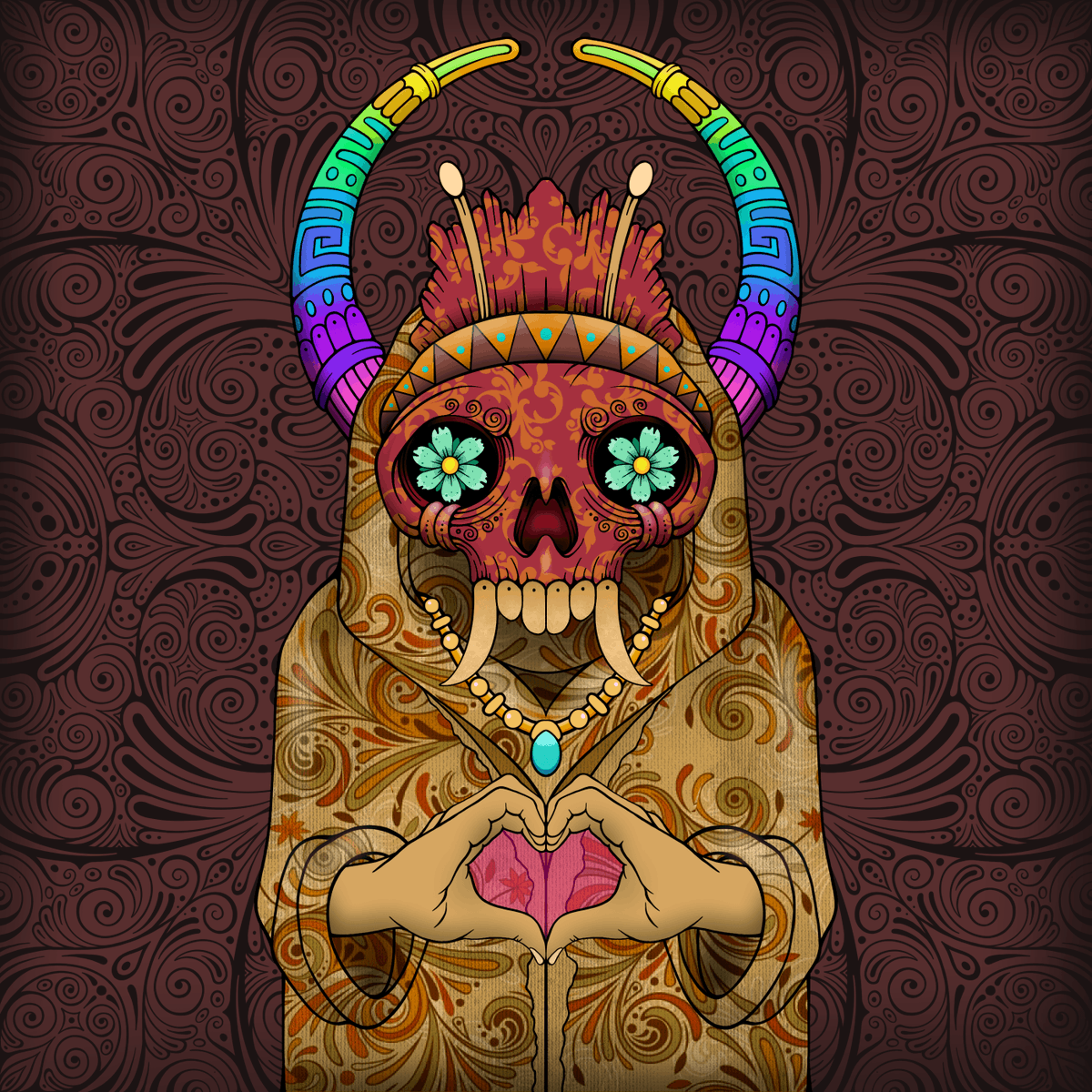 SPsychonauts's tweet photo. Character comes before the teacher.

—  Hausa proverb

Available now on our website!
— https://t.co/vNlWglHaB7

Collectible #NFT and Original Artwork by @FigHouse_ 

#NFT #NFTCommunity #NFTartist #NFTdrop #NFTCommunity #SacredPsychonauts https://t.co/5R31J50B8H