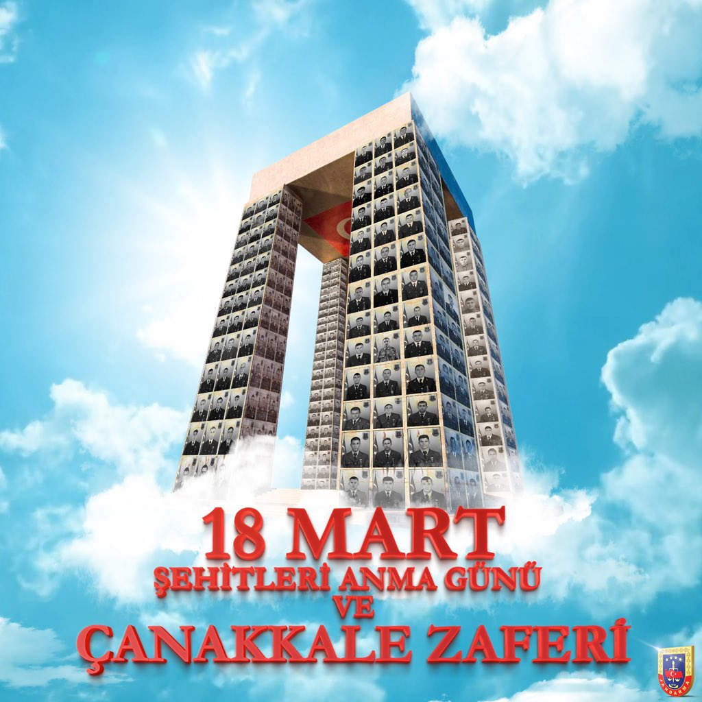 jandarma's tweet photo. Ey Şehit oğlu Şehit, isteme benden makber, 
Sana aguşunu açmış duruyor Peygamber.🇹🇷

18 Mart Şehitleri Anma Günü ve Çanakkale Zaferi’nin 107'nci yıl dönümünde, başta Gazi Mustafa Kemal Atatürk ve silah arkadaşları olmak üzere tüm Şehitlerimizi rahmet, minnet ve saygıyla anıyoruz. https://t.co/31z2QON9q8
