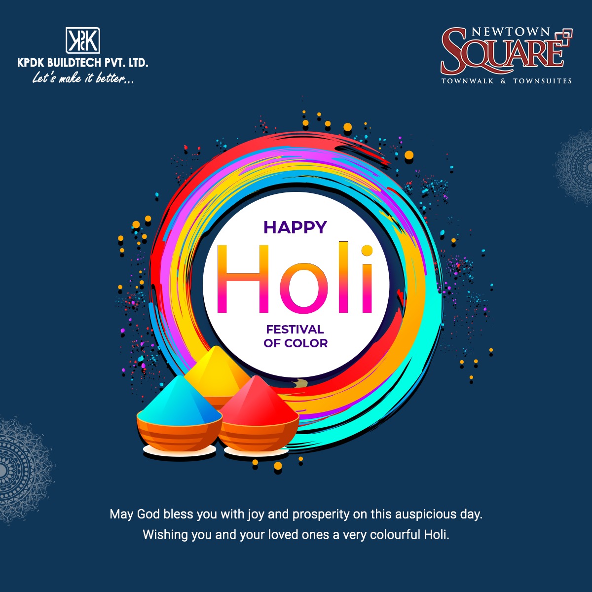KpdkBuildtech's tweet image. Wishing you a happy and colorful Holi...
#kpdkbuildtech #newtownsquare #happyholi