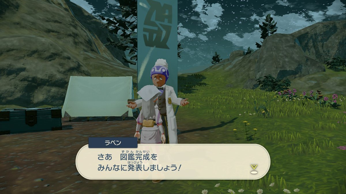 hamusukemon's tweet photo. アンノーン図鑑も完成させてタスクも埋めて、本当に今度こそ図鑑が完成した！それでも元の世界には帰れない...！ #PokemonLEGENDS #NintendoSwitch https://t.co/6GcFnftwus