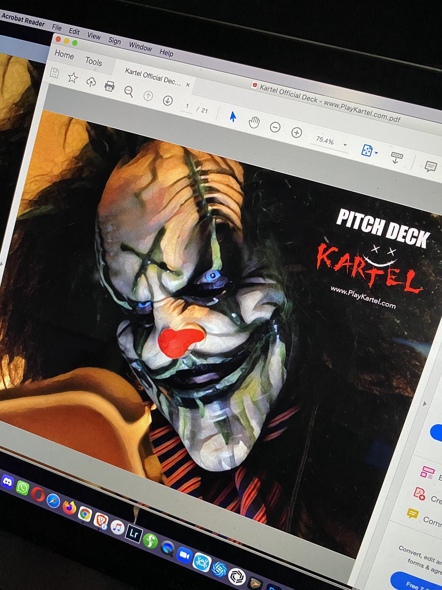 PlayKartel's tweet photo. Deck ready for Kartel P2E Horror Roleplaying TCG NFT game with graphic novel, podcast and movie. 

Serious investors that know this will be one of the best investments they ever made can reach us at info@playkartel.com 

#NFTGame #P2EGame #horror https://t.co/7xwKkRN71X