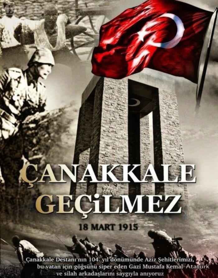 Bayrakları bayrak yapan üstündeki kandır. Toprak uğrunda ölen varsa vatandır. Başta Gazi Mustafa Kemal Atatürk olmak üzere aziz şehitlerimizi rahmet ve minnetle anıyorum. 🇹🇷
#ÇanakkaleGeçilmez
#18MartÇanakkaleZaferi 
#18Mart1915 
#18MartŞehitleriAnmaGünü