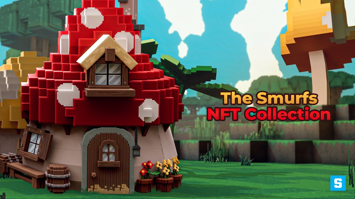 TheSandboxJP's tweet photo. スマーフNFTコレクションがThe Sandboxに登場！
https://t.co/scKjVKWyvU
スマーフ・シリーズのスマーフ村に登場する建物や小道具をご用意いたしました https://t.co/d9euDSAXWn