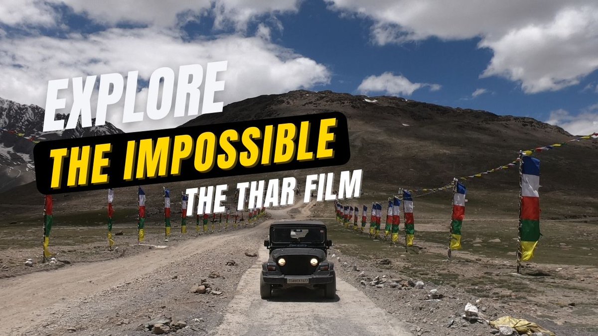 dhandlaik's tweet photo. THE THAR FILM
Watch now on YouTube : https://t.co/91dph7VVtH
@anandmahindra @MahindraAdvntr 
#mahindra #Thar #adventure #spiti #Himachal https://t.co/2abdG1gU9O