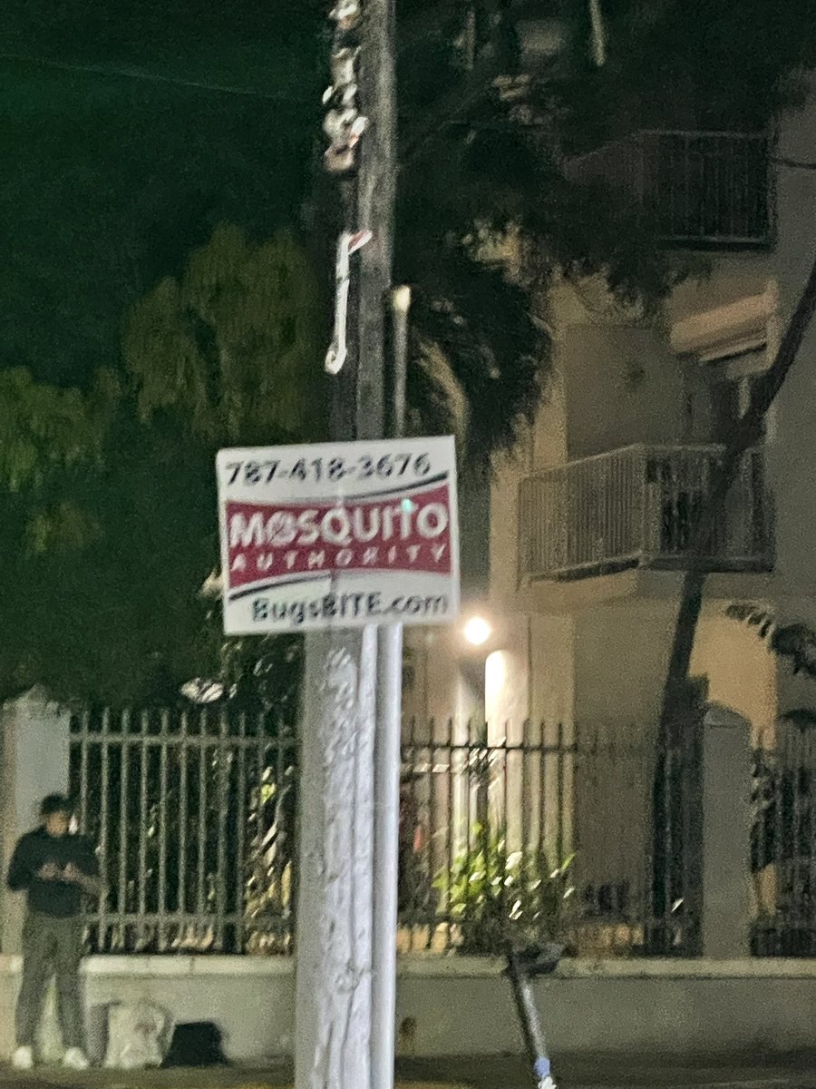 jennifermarcial's tweet photo. When in Puerto Rico, make sure to use the Mosquito Authority. #CleverName https://t.co/DZUfSf5fsr