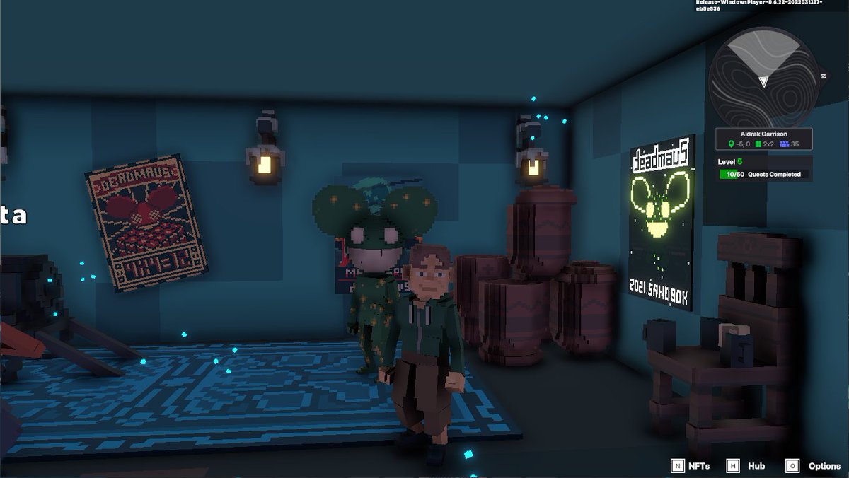 LiuYouky's tweet photo. @TheSandboxGame @deadmau5 I just participated in the daily #SandboxAlphaS2Contest for a chance to earn up to 1,000 $SAND! Starting March 17 - Selfie with Deadmau5. Check out my screenshot below!
👇 #SandboxAlphaS2 https://t.co/dOh9nJK0UI