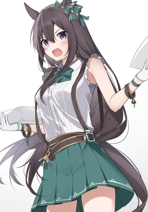 チラシを配ってるメジロドーベルさん
#ウマ娘 