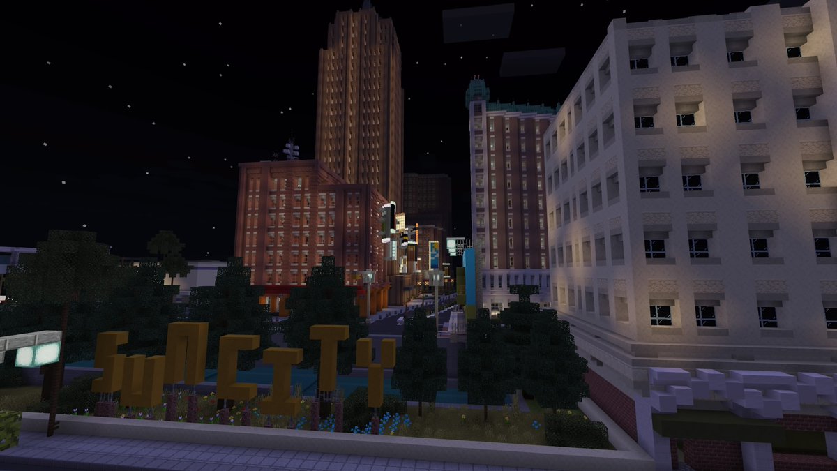Theraptorpig1's tweet photo. A little  taste of my city. Check out my page for more. #Minecraft #City #PS4share https://t.co/fcJLFbyKVc