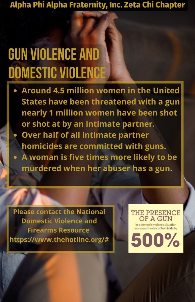 ZXAlphas's tweet photo. For our third day, we’re discussing Gun Violence and Domestic Violence. In the US, the vast majority of Homicides committed in Domestic Violence situations are perpetuated with firearms. If you ever feel unsafe in relationships, seek proper help and authorities. #eZXtra #ZXcares https://t.co/E1c9EOm5vY