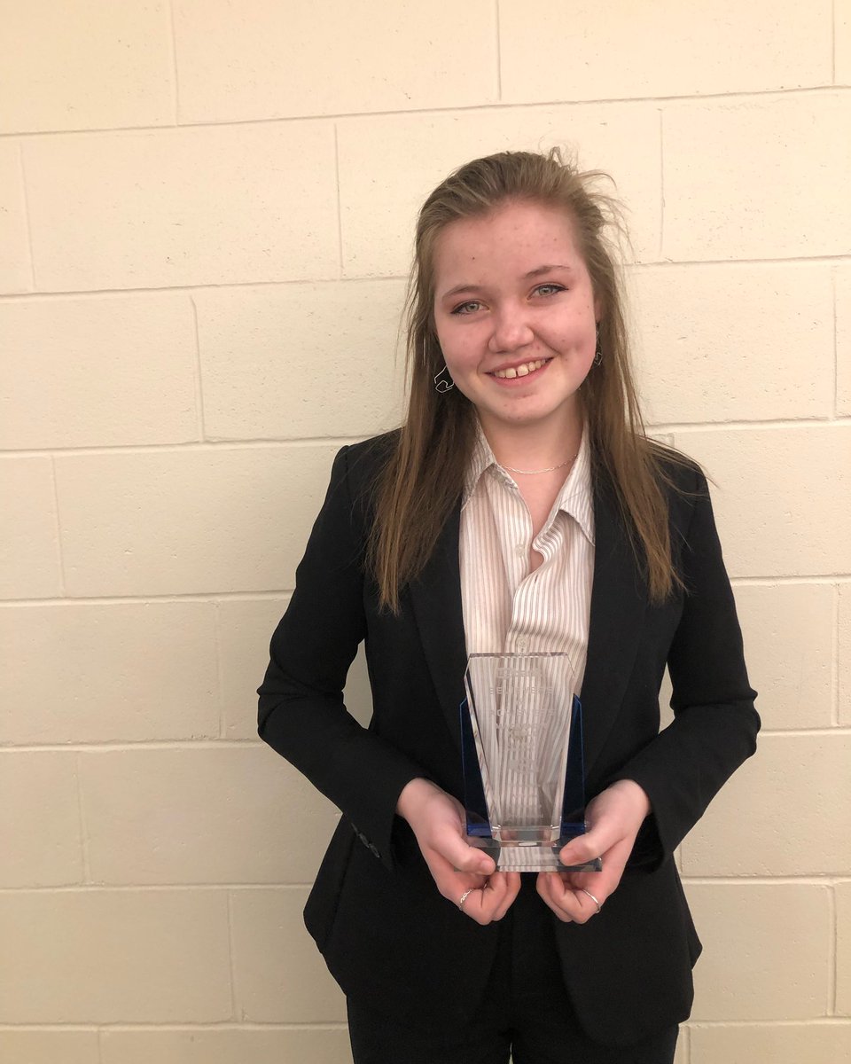 Congratulations to our own Mackenzie Krull on getting one of the NSAA Believers and Achievers Awards today! She is an awesome student and an integral part of our Competitive Theatrics family! Such a deserving student! <a href="/JGanz23/">Jeff Ganz</a> <a href="/ryanhogue24/">Ryan Hogue, CAA - Ed. S</a>