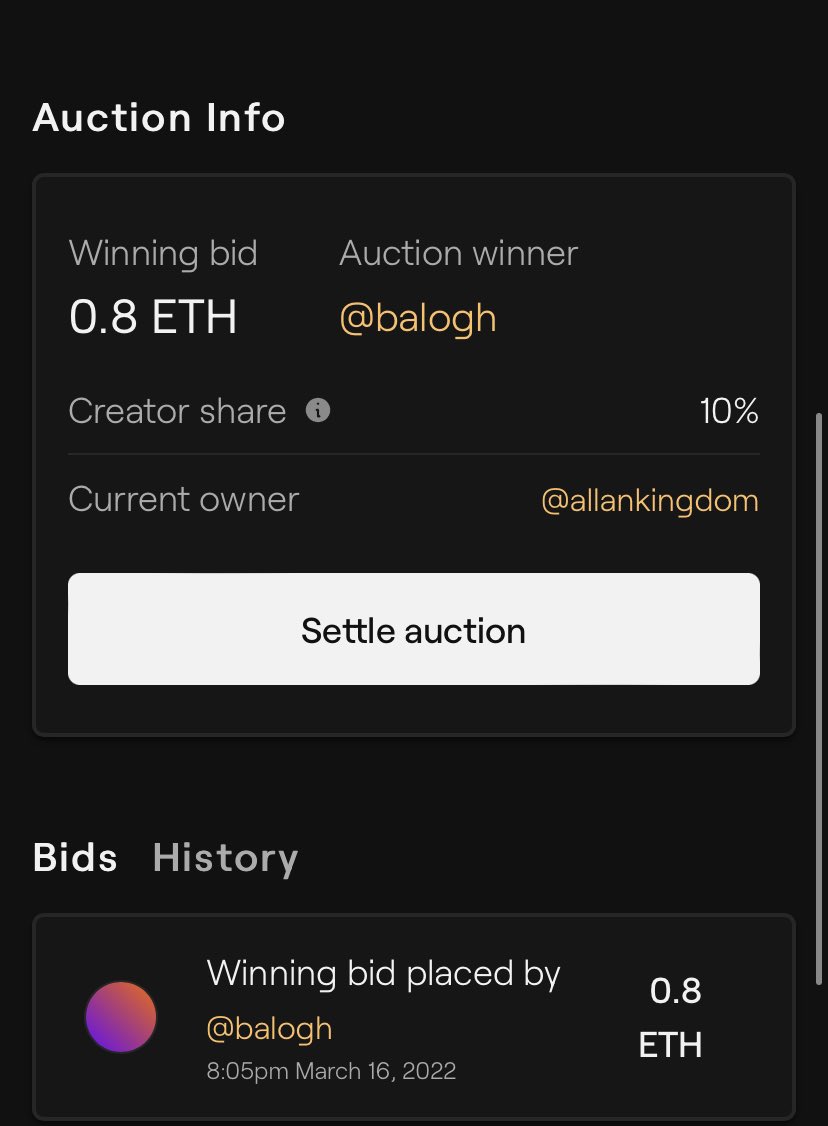 allankingdom's tweet photo. I’m so thankful, the SUNBURNT song #NFT sold the same day we posted it!

0.8ETH ($2,040) 🥇

This is also @JameeCornelia first #web3 collab. History in the making.

Much love to @acbalogh for collecting, and recognizing the value in this drop &amp; our artistry. https://t.co/bjB6Iu4Bti
