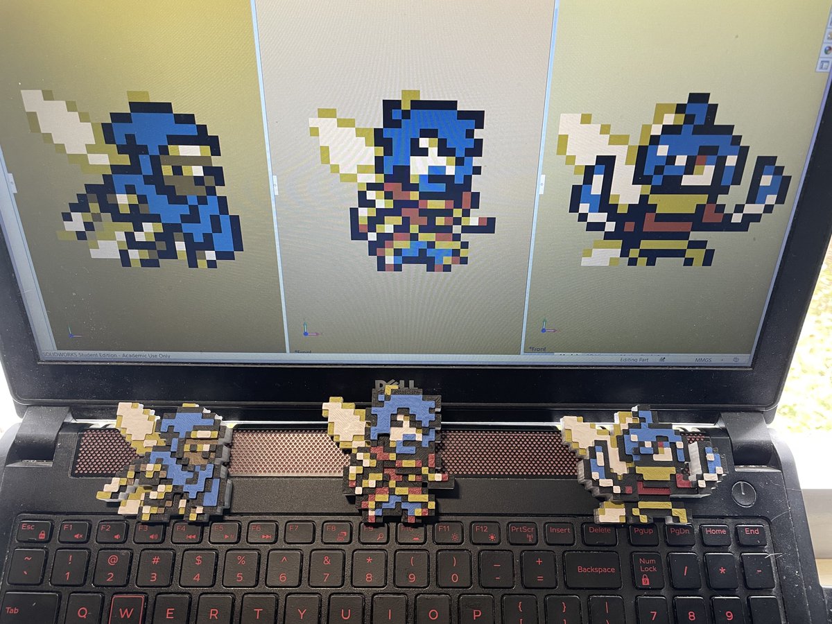 XplosiveA's tweet photo. And here's the paint progress for the Specter Family!

#ShovelKnight #SpecterOfTorment #FairyFriday #3dmodeling #3dprinted #acrylic @YachtClubGames https://t.co/2UJjEEVTS7