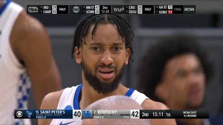 barstoolsports's tweet photo. People who picked Kentucky to win it all in their bracket @stoolbenchmob https://t.co/vqsphy11c7