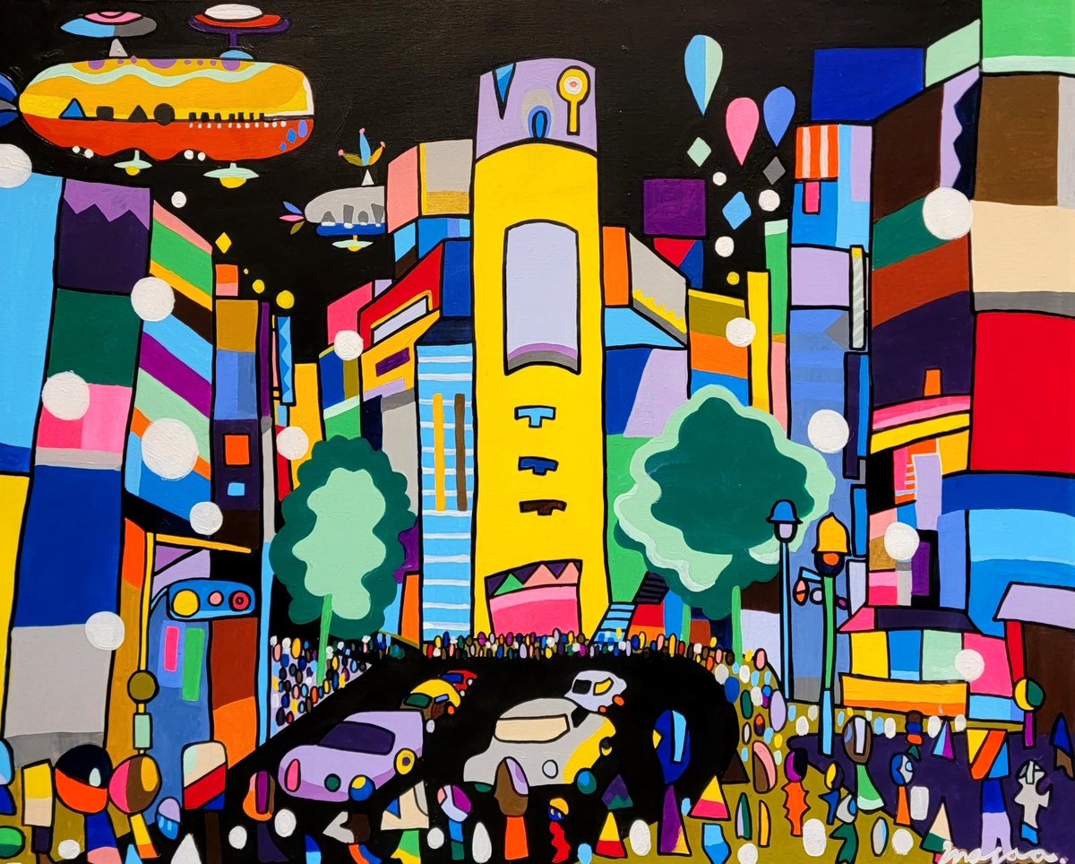 hatapopworks's tweet photo. 本日より
東京駅前のKITTEで
「#ARTKITTE」開催

僕も自信の作品
「#COLOROFTOKYO #SHIBUYA」
一枚展示します
お近くの方はぜひ！

詳しくはこちら
↓↓↓
https://t.co/e4ejMvS2Lr https://t.co/j1iIHcpMd3