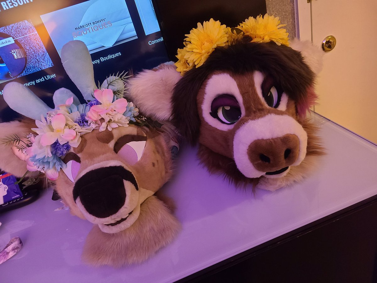 Just a couple of flower girlfriends