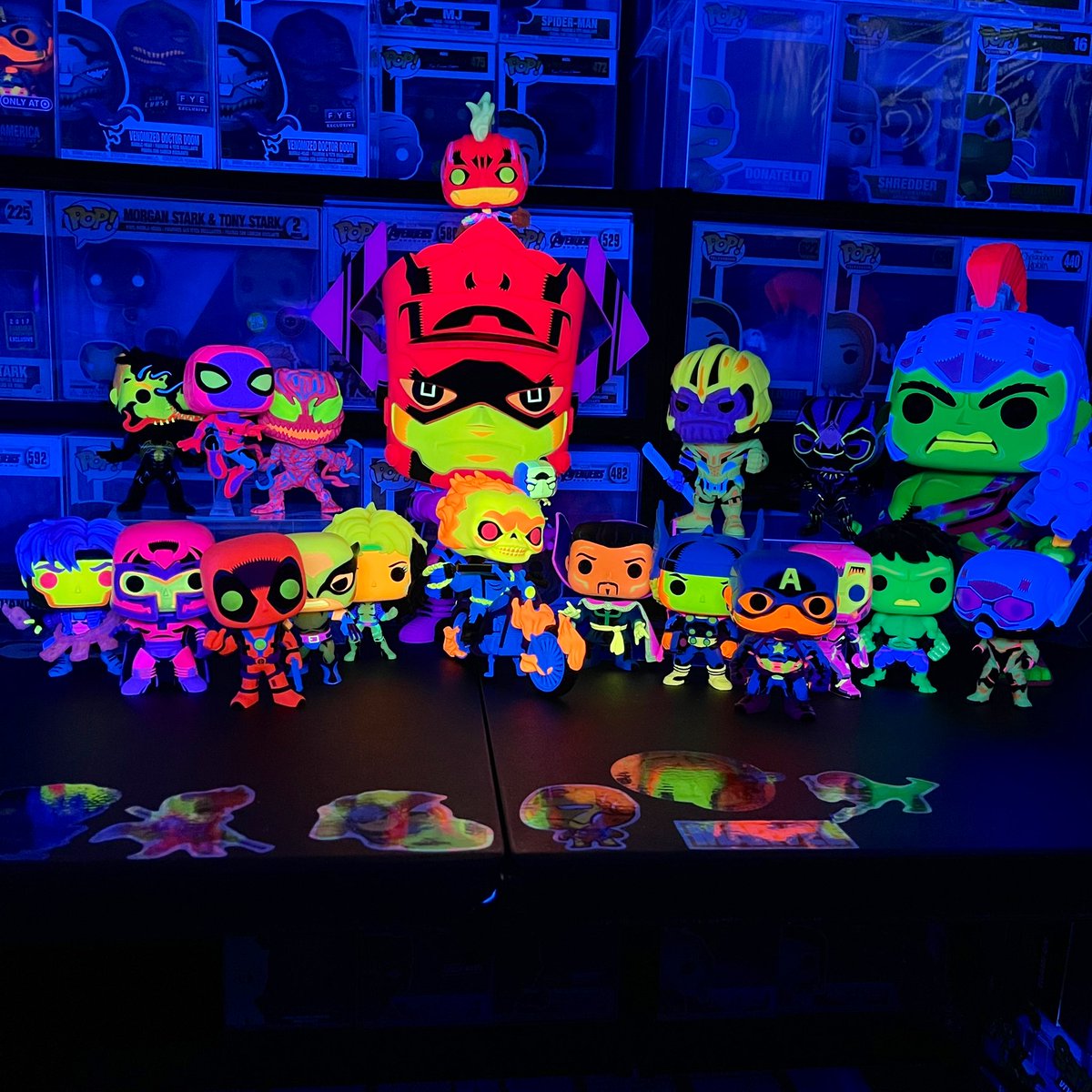 STXCollectibles's tweet image. @OriginalFunko is not the complete set but here is my Blacklight collection #funkotv #FunkoPhotoADayChallenge #funkoPOP @ash_anderson24 did I get the challenge right?