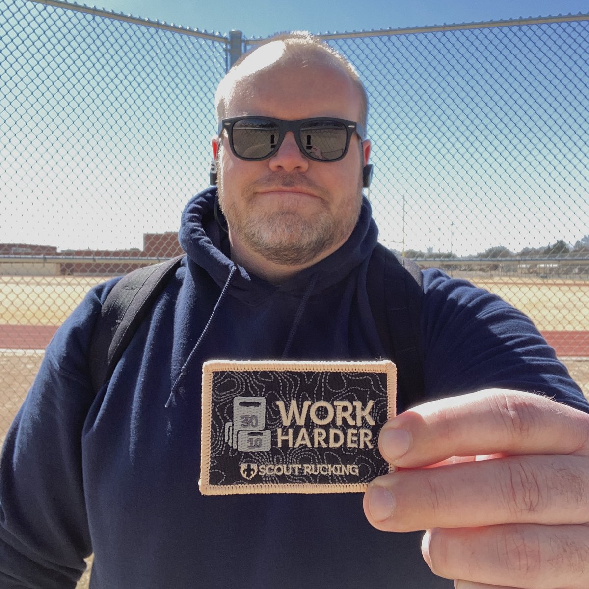 ScoutRucking's tweet photo. “Spent the morning completing my own #ScoutRucking ‘Work Harder’ ruck challenge! Ruck four miles, starting with your usual rucking weight for the first mile, and add 10 additional pounds for each mile after.”

📸: @kellypodz (That’s me!)

Order here. → https://t.co/NqITmb8lvM https://t.co/E4BFHcW78Q