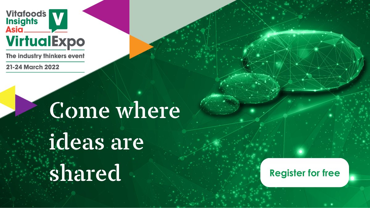 Vitafoods Insights Virtual Expo Asia begins on Monday! Join us from 21-24 March 2022 for our BRAND NEW event for the APAC #nutraceutical community! 🌏

Secure your place for free today 👉ow.ly/1J5T50IluoU

#VitafoodsInsights #Vitafoods #nutraceuticalindustry