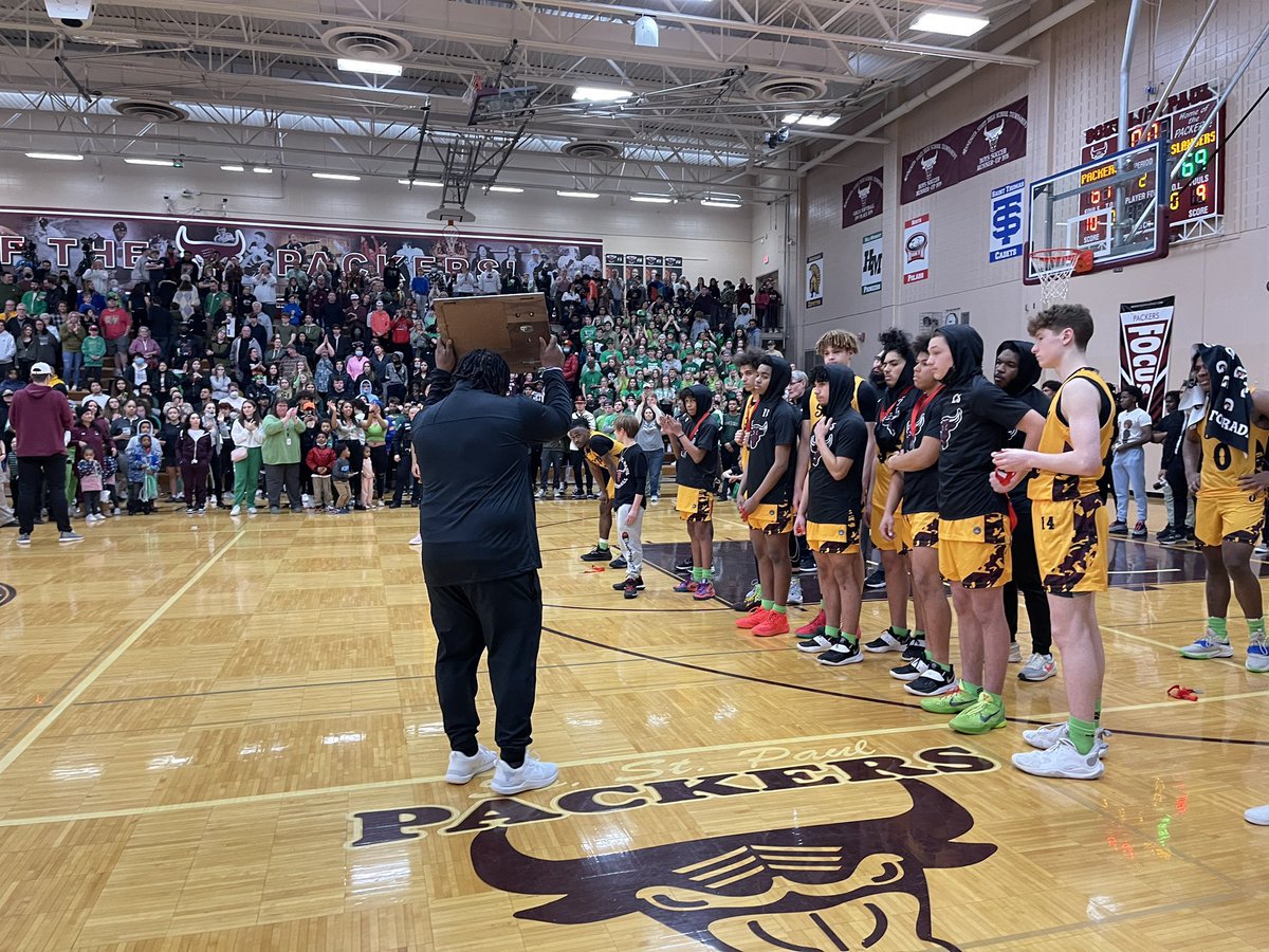 What a game. Keep your heads up boys. Amazing season. 

Tonight, you showed why SOUTH SAINT PAUL is a SPECIAL place. Packer Proud. 

#PackerNation <a href="/SSPBoysBBall/">South Saint Paul Boys Basketball</a>