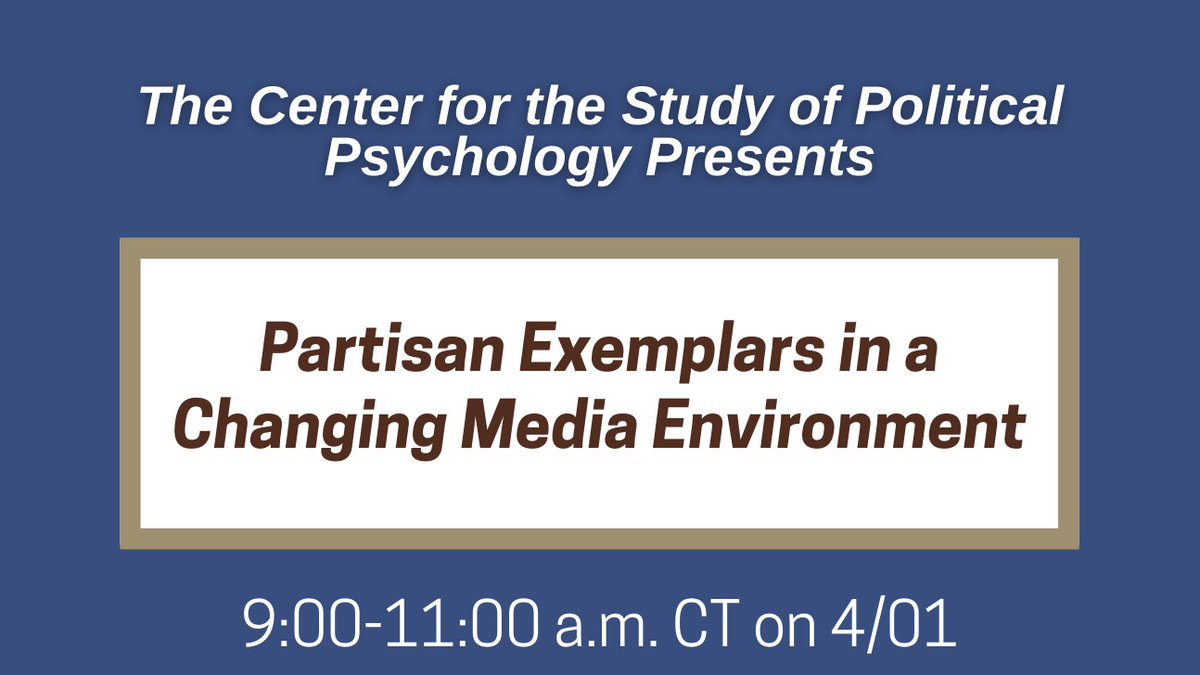 Center for the Study of Political Psychology tweet media