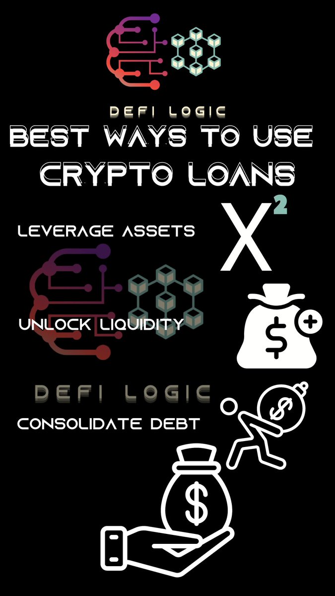 DefiLogicCrypto's tweet photo. Are you taking advantage of crypto backed or collateralized loans? https://t.co/5XMxOGkCEg