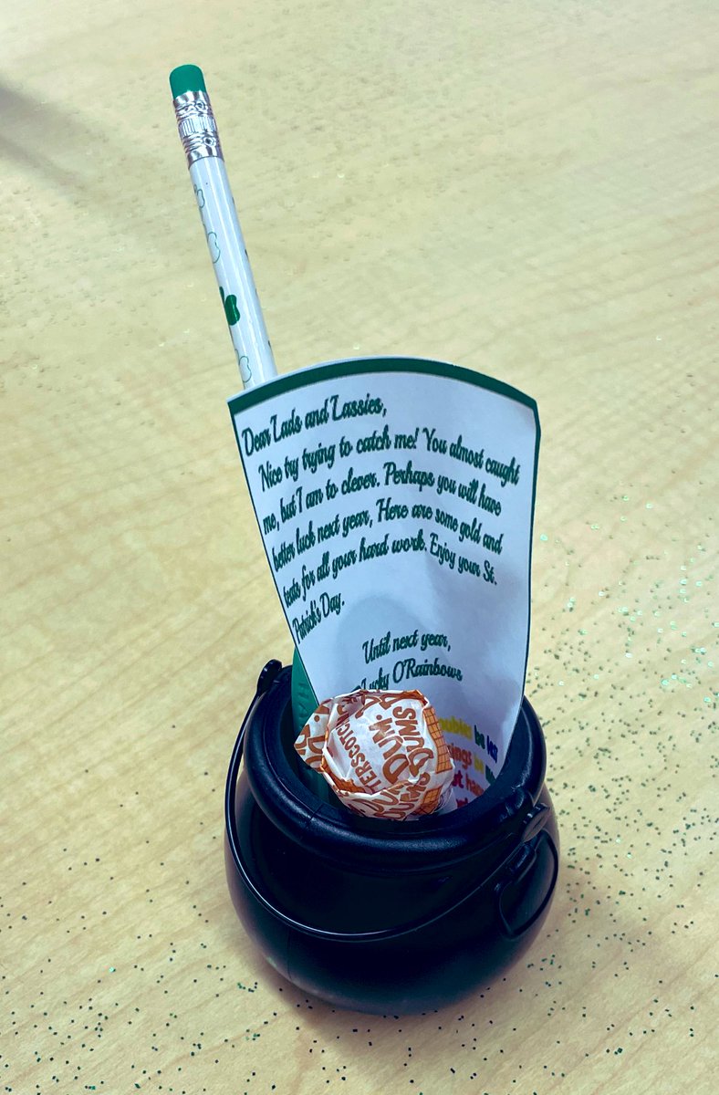 pmcollins04's tweet photo. We may not have caught that leprechaun, but we still had a magical day filled with a pudding science experiment, Skittles math and special treats.  #kinderstars #shenanigansandrainbows #RBBisBIA #bekind #kindnessmatters @MsBlackRBPS @rbpsEAGLES @DreamBigRB @RedBankSup https://t.co/sw80AYtBIH