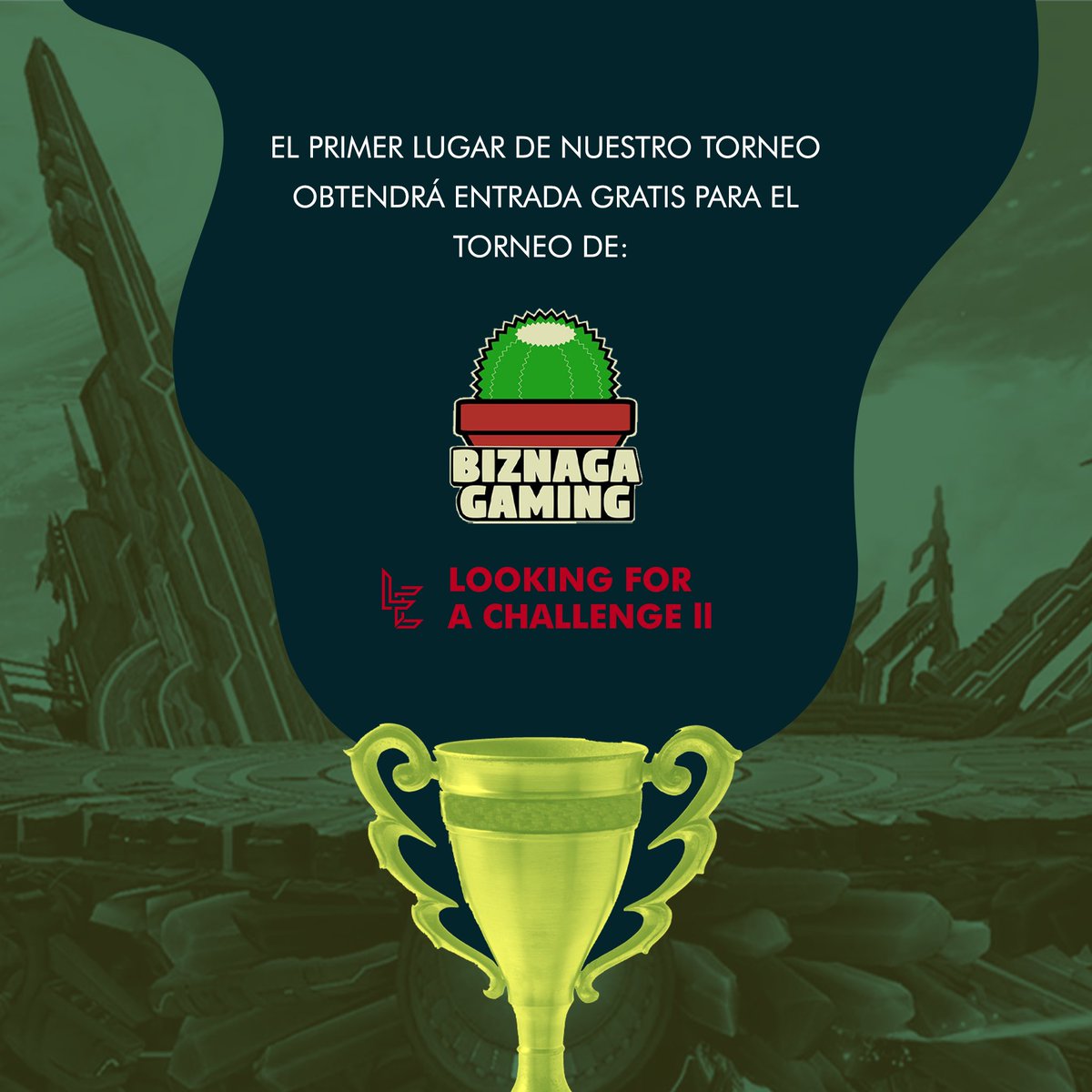 TeamFocusSmash's tweet image. Hola a todos! Hacemos este post para recordarles que quién gane nuestro torneo éste sábado 19, tendrá entrada gratis al torneo de @BiznagaGaming : Looking for a challenge ll
Les deseamos éxito!
Pueden inscribirse a nuestro torneo aquí: smash.gg/ds
#desertsmash
