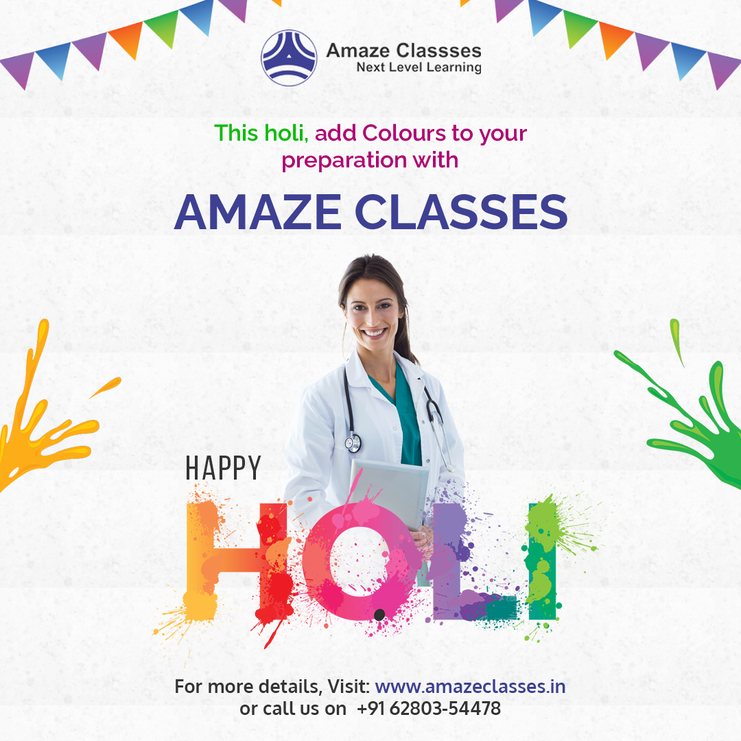 classes_amaze's tweet photo. Amaze Classes wishes you all a wonderful &amp; colorful Happy Holi. Hope your life is framed with all colors of love and happiness today and always!
#AmazeClasses #Happyholi #colors #colorfullife #Holi https://t.co/3v504trpHd