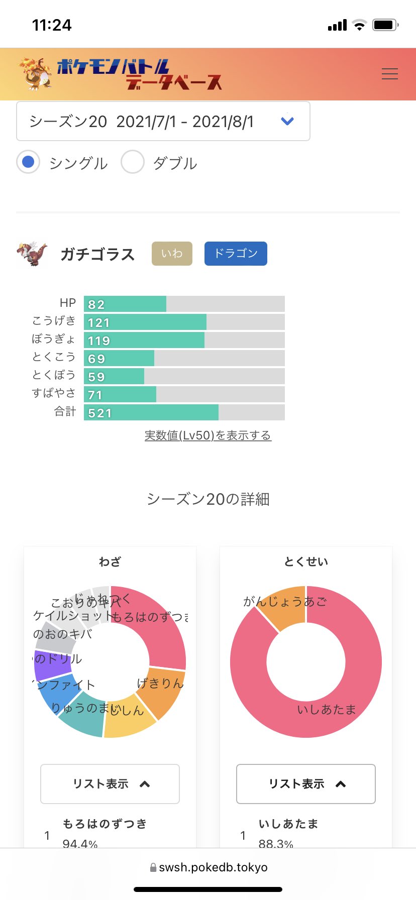 ダイアース 剣盾のポケモンバトルデータベースの統計によると使用率は圏外 もろはのずつきを特性いしあたまで反動なしで撃てるのが強みらしい げきりんと地震と竜の舞もある 変わった技でいえばつのドリルもある T Co Azwpjgrili Twitter