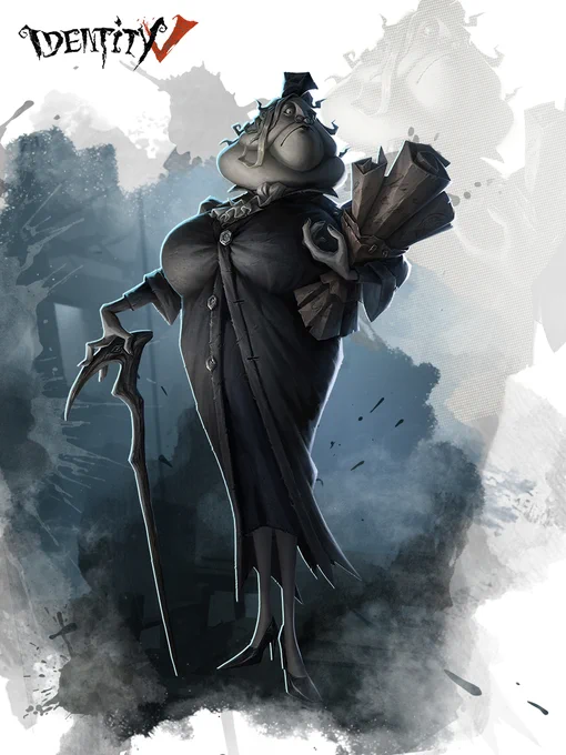 Dear Detectives!

A recorder in court, she makes the call. Ruled alongside no one, she strides with confidence. Both woman and power, she will never fall!
Check out the new hunter, Clerk! 

#IdentityV #Clerk 