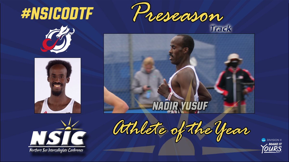 NSIC (@northernsunconf) on Twitter photo Congrats to #NSICODTF Men's Preseason Track Athlete of the Year: Nadir Yusuf of MSU Moorhead
<a href="/MSUMDragons/">MSUM Dragons</a> / <a href="/MSUM_XCTF/">MSUM XC/TF</a>
Full Release at: northernsun.org/news/2022/3/10… Congrats to #NSICODTF Men's Preseason Track Athlete of the Year: Nadir Yusuf of MSU Moorhead
<a href="/MSUMDragons/">MSUM Dragons</a> / <a href="/MSUM_XCTF/">MSUM XC/TF</a>
Full Release at: northernsun.org/news/2022/3/10…