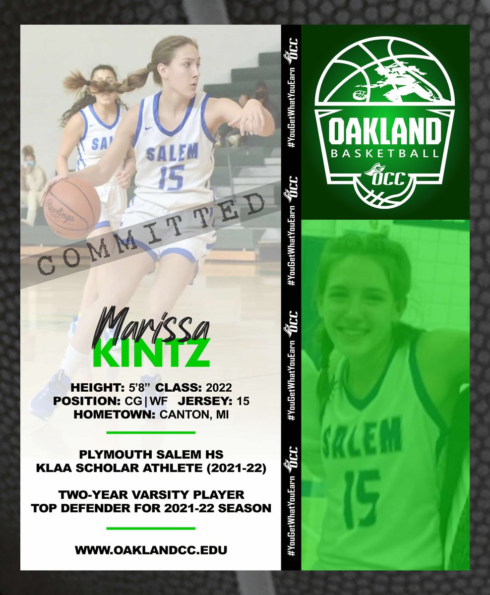 Another One! She’s part of our early commitments for 2022; and a top-shelf competitor! Welcome to OCC and Raiders WBB!! #YouGetWhatYouEarn