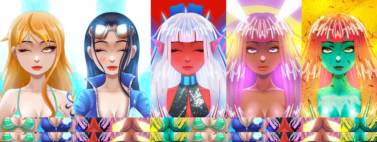 VelzArtss's tweet photo. Recently minted ✨Fantasy Girls✨ # 031-035 !! 

Available only on @ParasHQ 
Check them out! $Near
https://t.co/M6gyyg3mG1

@tan69dao @HypeDAO @teamnearster @NEARPhilippines
@NEARProtocol 
#NFTcollections #nftart #PARASnft #fantasygirls https://t.co/iHLlQlEiWK