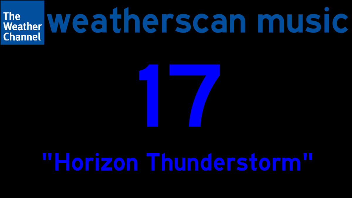 BlandingCassatt's tweet photo. Between you and me, this Weatherscan song has a lot of energy for the rest, excluding Track 27 "Distant Thunder"! #Weatherscan #WeatherscanMusic #WeatherscanMusical #HorizonThunderstorm #BlandingCassatt #music #songs #TheWeatherChannel https://t.co/XQp4mlNVfB