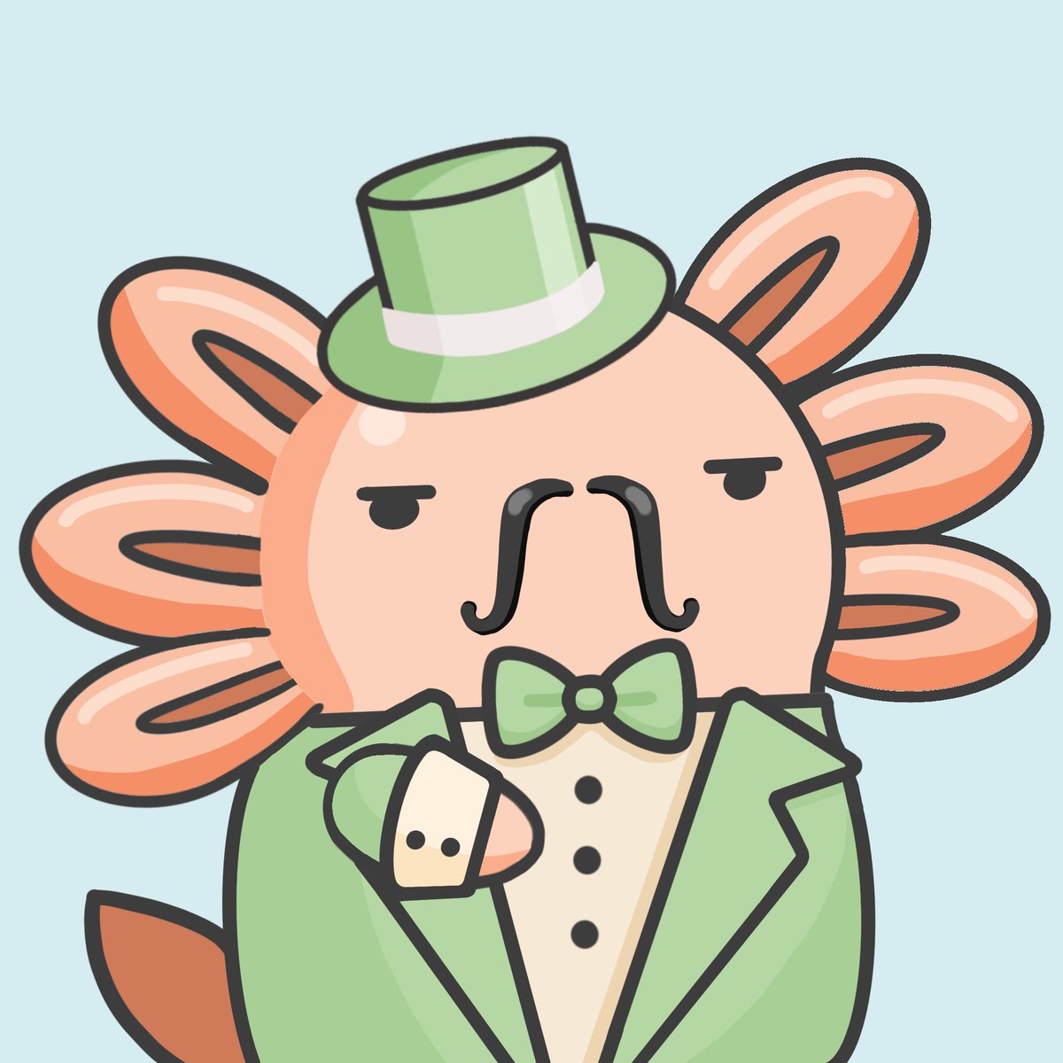 AtypicalAxolNFT's tweet photo. Happy St. Patrick’s Day! 🎩

We hope that you’ll always reach the pot of gold at the end of your rainbow, whatever that may be for you 🌈🍀

#StPatricksDay  #NFTs #NFTart #NFTCommunity #WomenInNFTs #NFTcollectibles #NFTProject #NewNFT #NFTdrop https://t.co/CijtHRCcmg