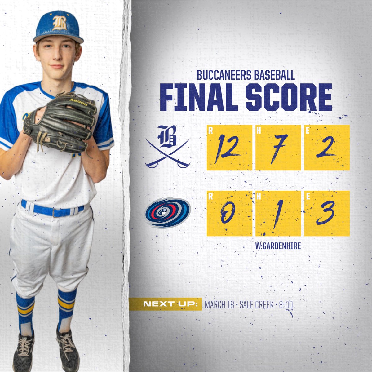 Bucs stay hot in 2nd game of the night! #weareBBS