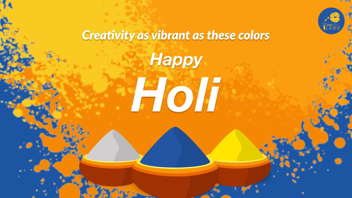 ThinkeringLabs's tweet photo. This Holi, let's splash the #colors of #creativity #innovation and #learning in our lives. #HappyHoli!

#festival #joy https://t.co/HaNyb2CxNV