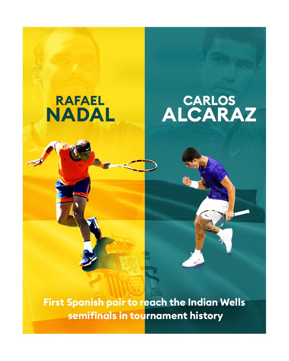 BNPPARIBASOPEN's tweet photo. 🇪🇸 VAMOS 🇪🇸

#IndianWells https://t.co/pIttMTaK8s