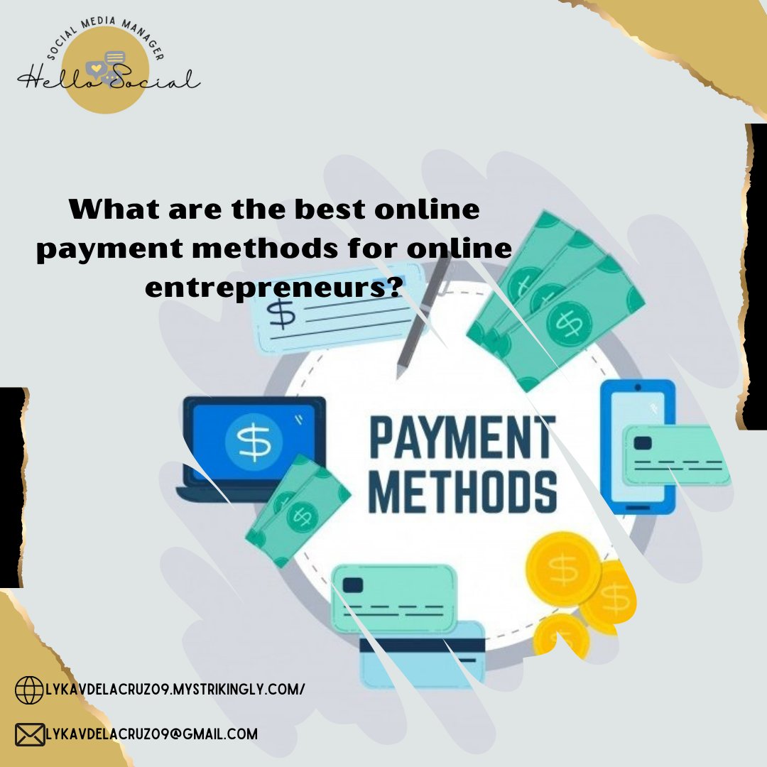 HellosocialLvdc's tweet photo. The most popular methods you should consider accepting are Payoneer, Paypal, Gcash, Paymaya, and CIMB.

Website: https://t.co/wzoOi5yGh0

#hellosocialmanager #onlinepayments https://t.co/DtLhq9zMGp